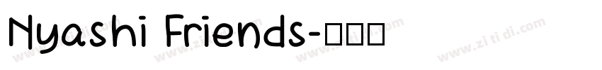 Nyashi Friends字体转换